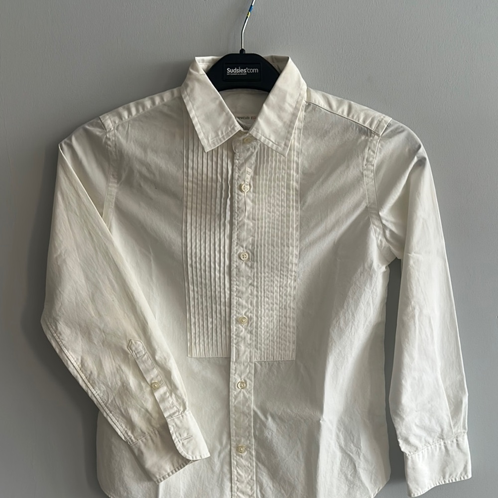 Crewcuts White Dress Shirt with Pointed Collar Sz. 10 NWT